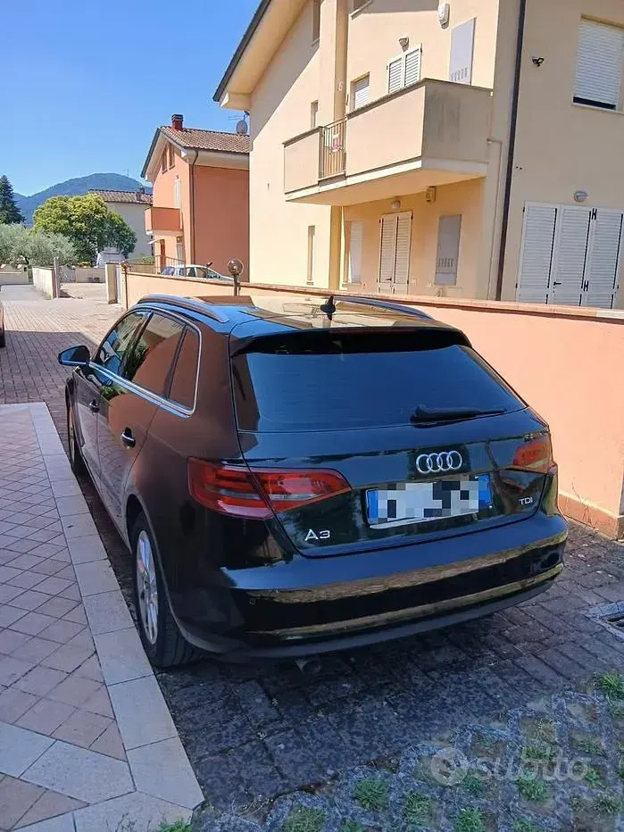 Usata Audi A3 Ambition 105 CV (77 kW) 2014 Nero Berlina