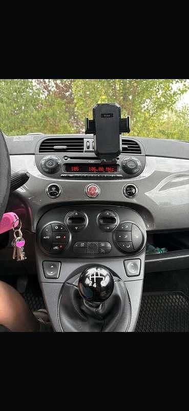 Usata Fiat 500C 71 CV (52 kW) 2015 Rosso Cabrio