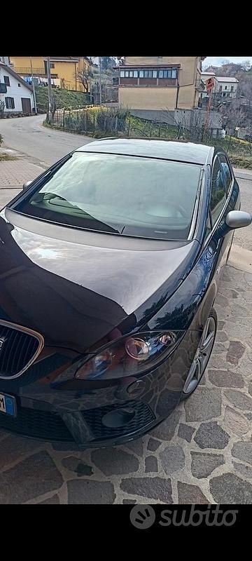 Usata Seat Leon FR 170 CV (125 kW) 2008 Nero Utilitaria
