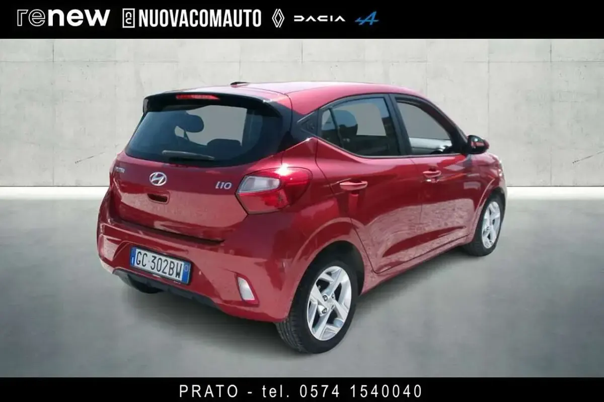 Usata Hyundai i10 Advanced Plus 67 CV (49 kW) 2020 Rosso dinamico Utilitaria