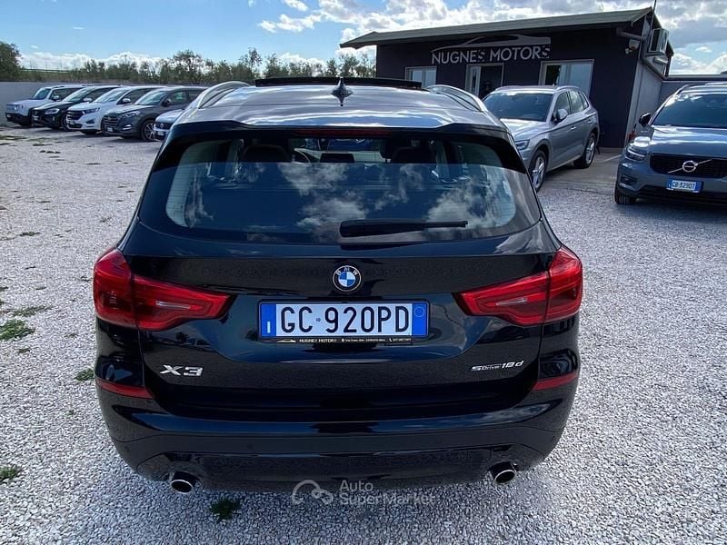 Usata BMW X3 Luxury Line 150 CV (110 kW) 2020 Nero SUV