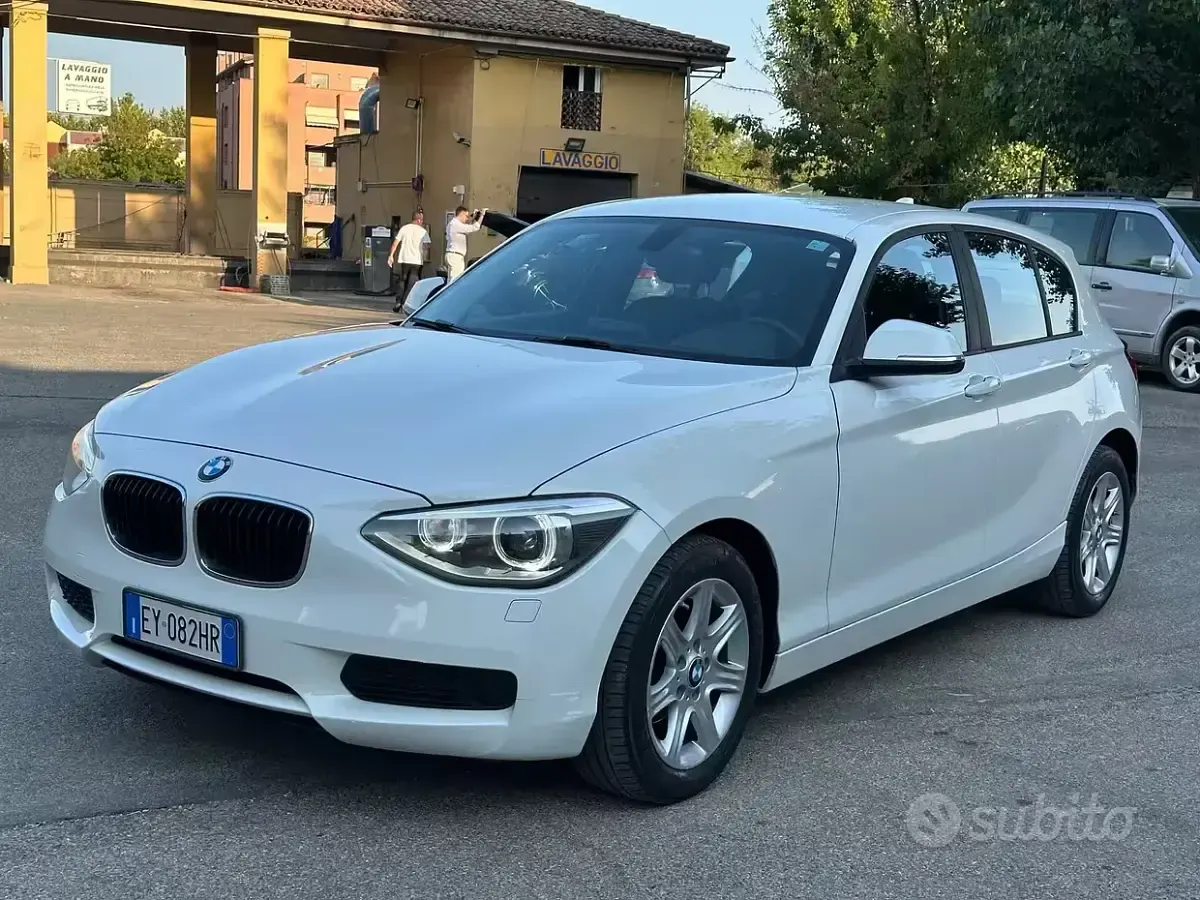 Usata BMW 114 Efficient Dynamics 95 CV (69 kW) 2015 Bianco Utilitaria