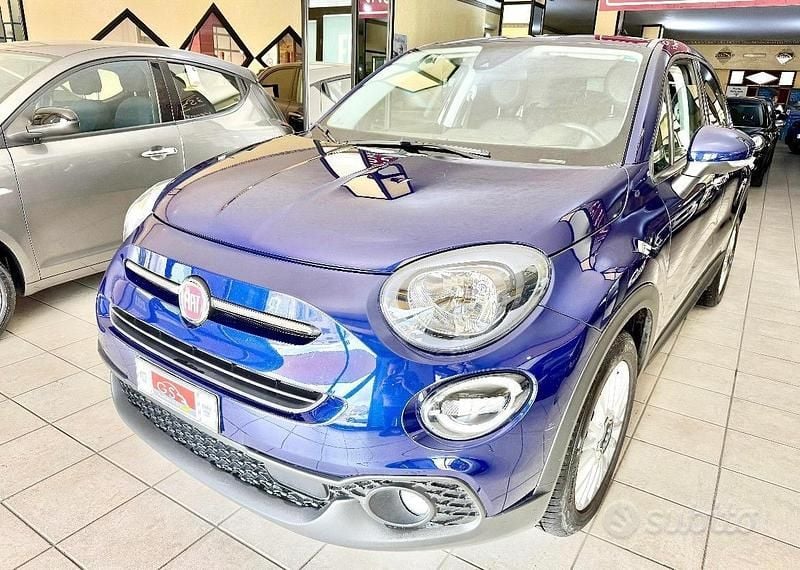 Usata Fiat 500X Connect 130 CV (95 kW) 2022 Blu SUV