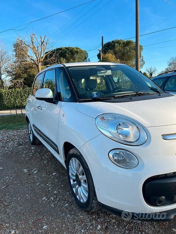 Usata Fiat 500L Lounge 84 CV (61 kW) 2014 Bianco Monovolume