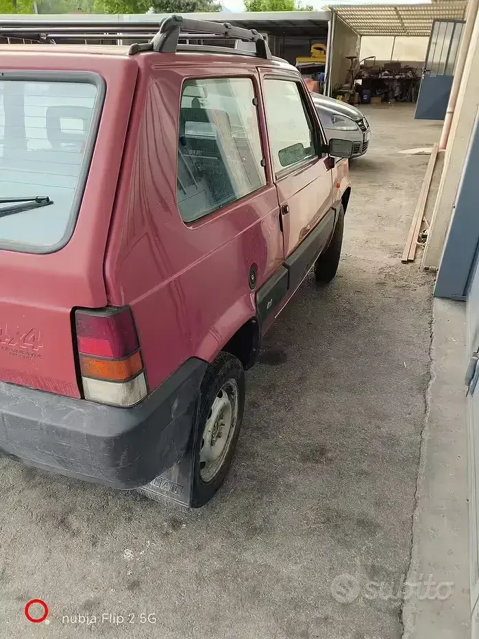 Usata Fiat Panda 4x4 54 CV (39 kW) 1999 Rosso Utilitaria