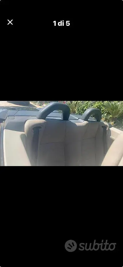 Usata Renault Mégane Cabriolet 2006 Nero Cabrio