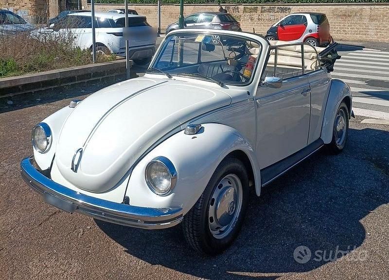 Usata VW Käfer Karmann 1970 Bianco Cabrio