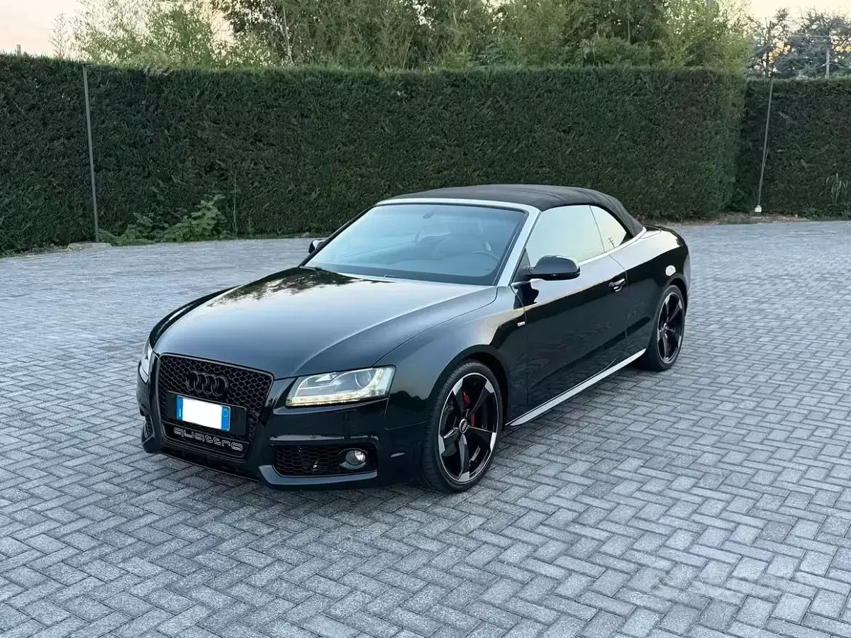 Usata Audi A5 Cabriolet S-Line 211 CV (155 kW) 2010 Nero Cabrio