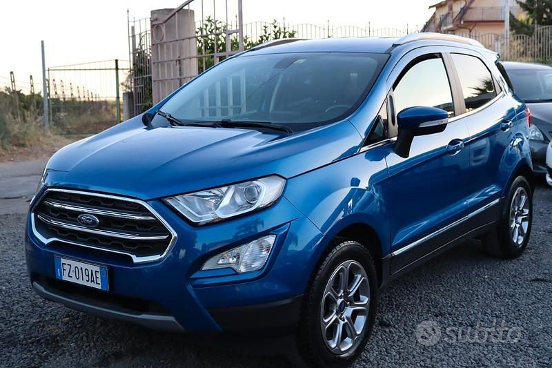 Usata Ford Ecosport ST-Line 100 CV (73 kW) 2019 Blu SUV
