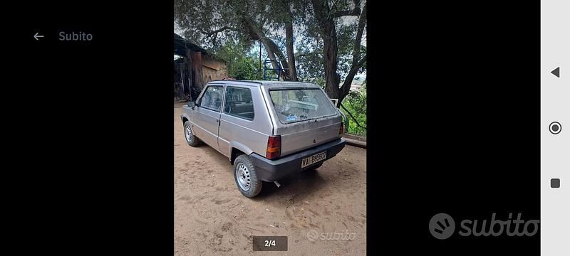 Usata Fiat Panda 1992 Grigio Utilitaria