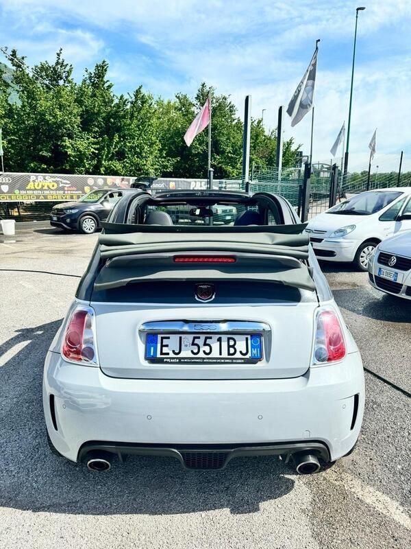 Usata Abarth 500C 140 CV (102 kW) 2011 Bianco pastello Cabrio