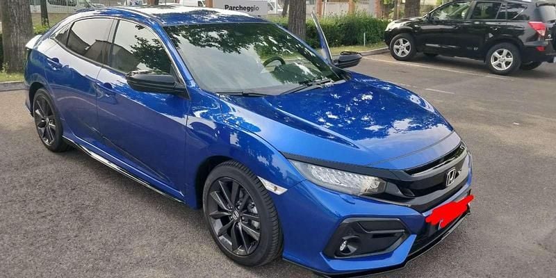 Usata Honda Civic Elegance 126 CV (92 kW) 2021 Blu/azzurro Berlina