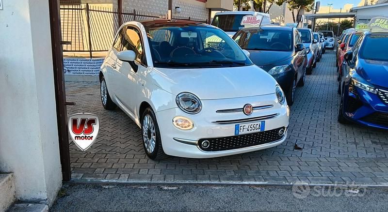 Usata Fiat 500 Lounge 95 CV (69 kW) 2016 Bianco Berlina