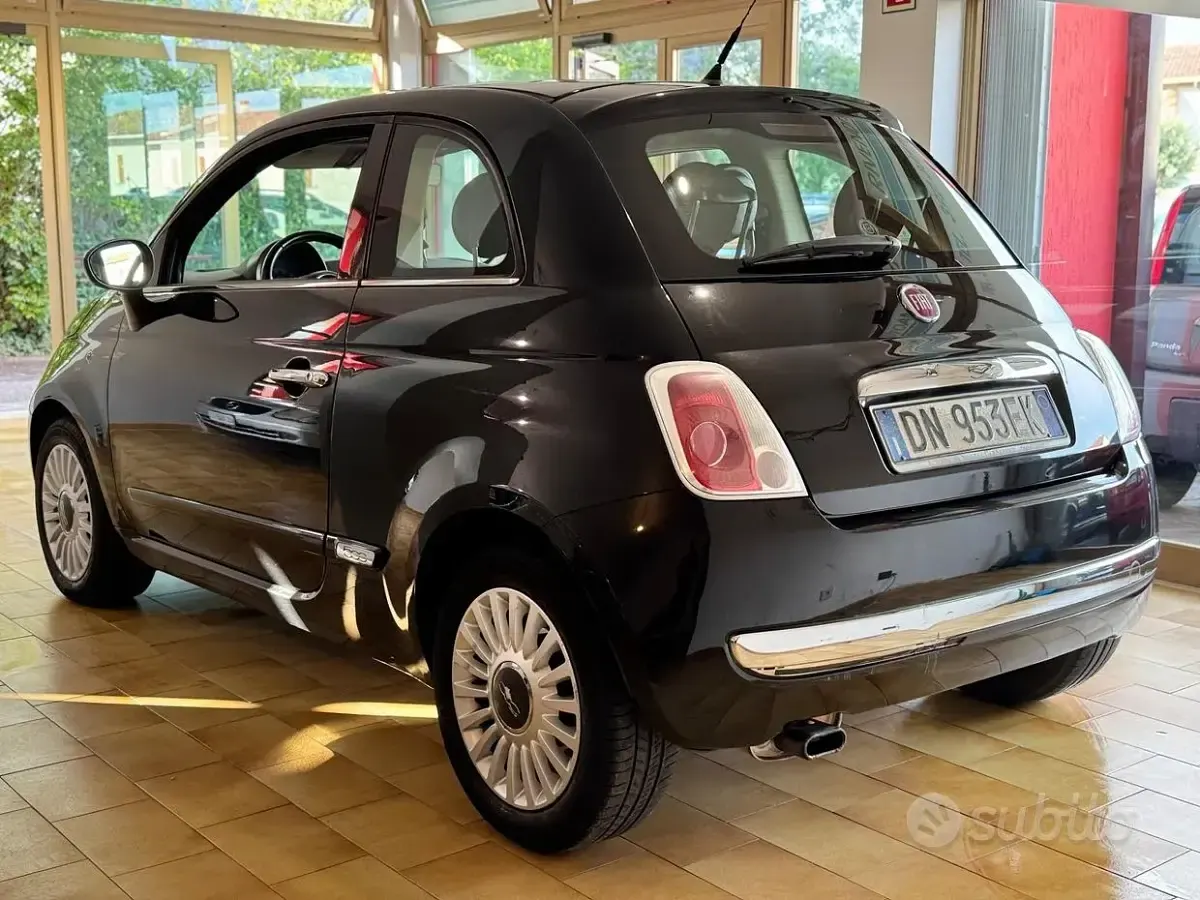 Usata Fiat 500 Lounge 69 CV (50 kW) 2008 Nero Berlina