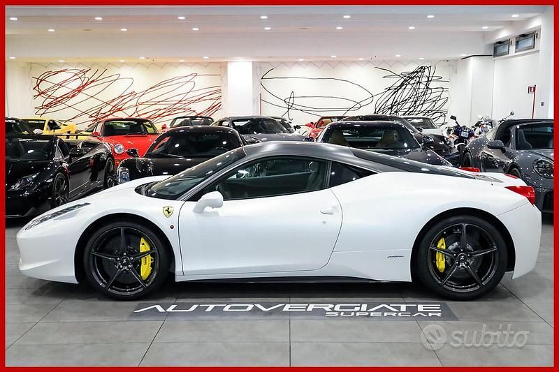 Usata Ferrari 458 566 CV (416 kW) 2011 Bianco Coupé