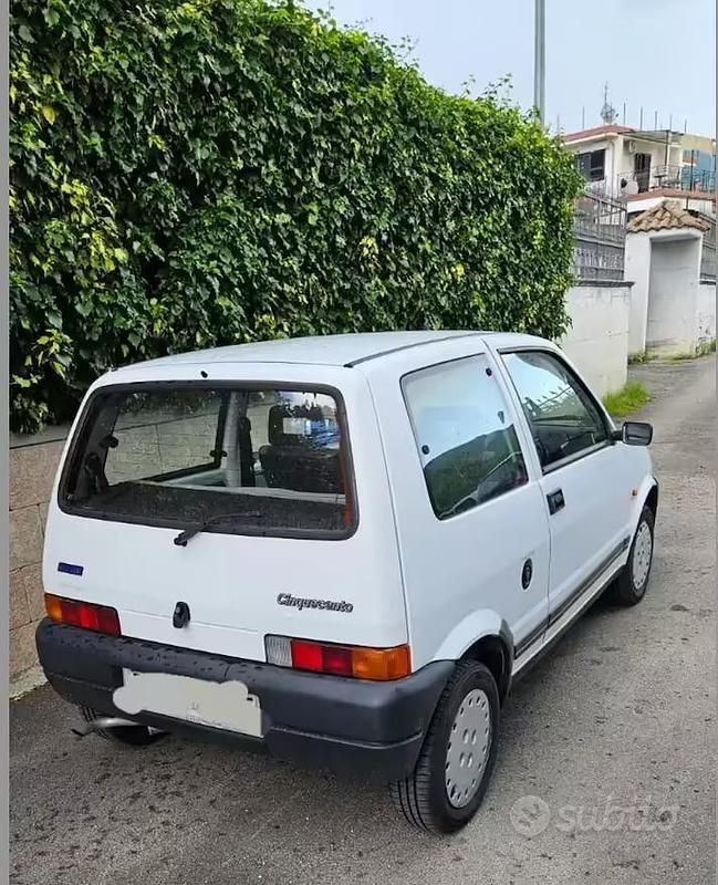 Usata Fiat Cinquecento 1992 Bianco Utilitaria