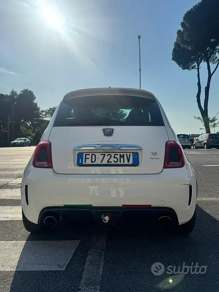 Usata Abarth 595 Turismo 160 CV (117 kW) 2016 Bianco Berlina
