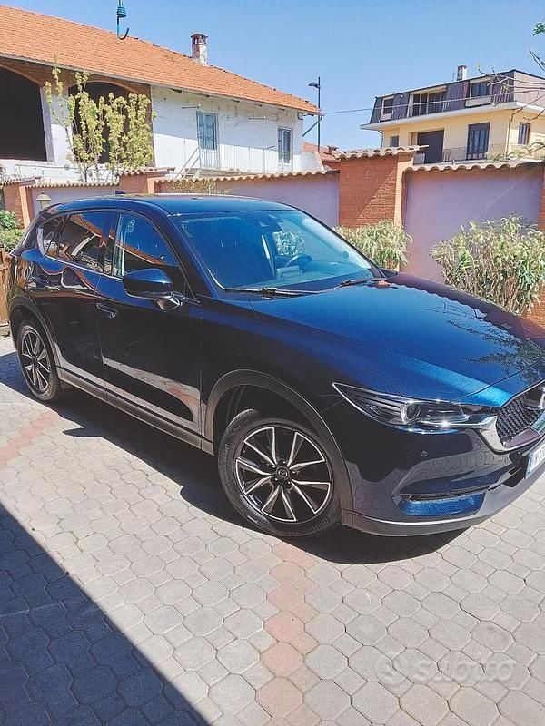 Usata Mazda CX-5 150 CV (110 kW) 2018 Blu SUV