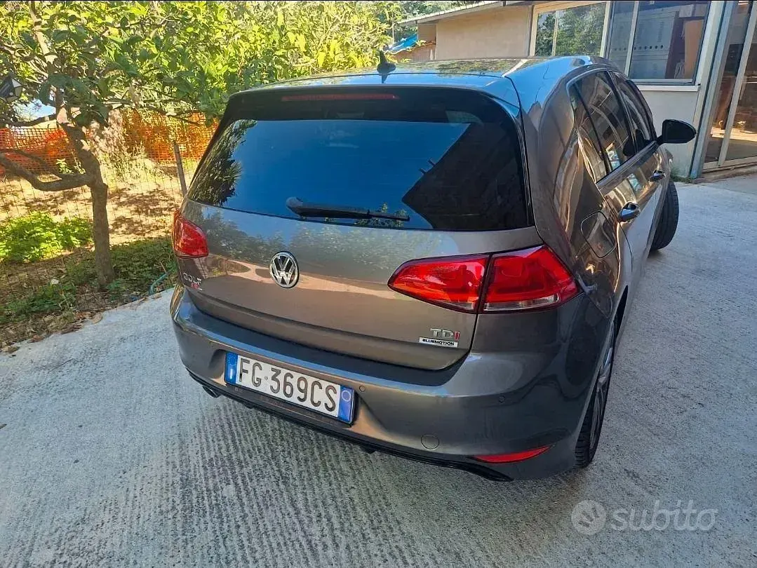 Usata VW Golf VII R-line 110 CV (80 kW) 2017 Grigio Berlina
