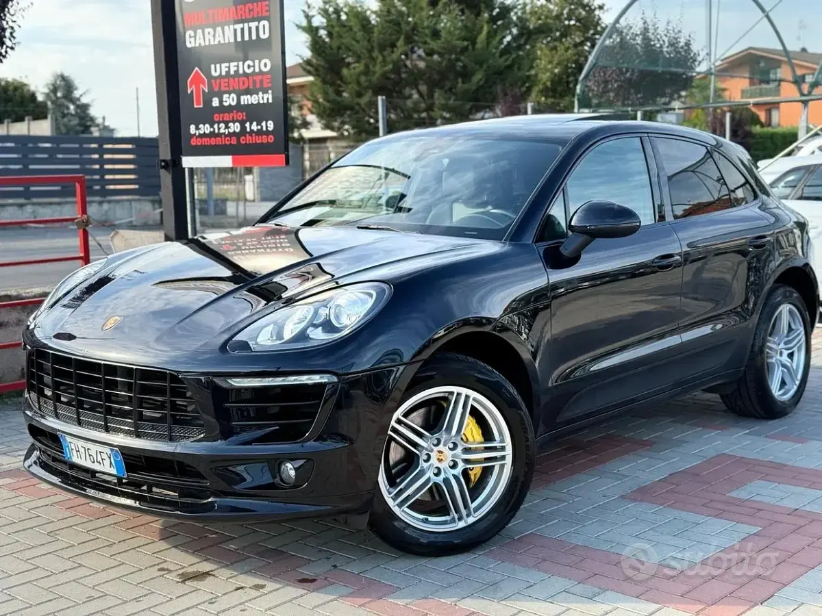 Usata Porsche Macan 250 CV (183 kW) 2017 Blu SUV
