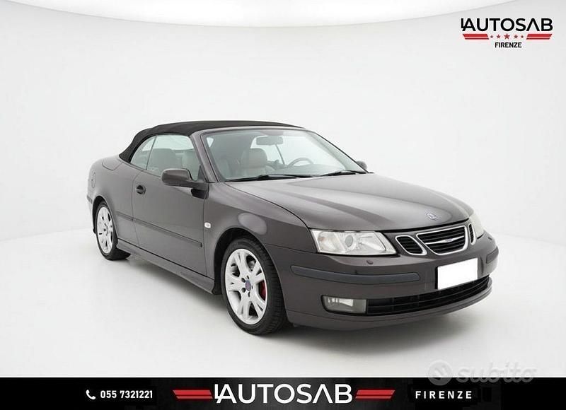 Nero Usata 2005 Saab 9-3 Cabriolet Aero Cabrio | 6900 € - Immagine 1/4
