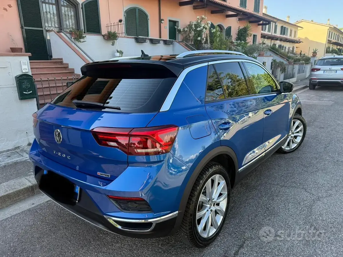 Usata VW T-Roc Advance 150 CV (110 kW) 2018 Bluazzurro SUV