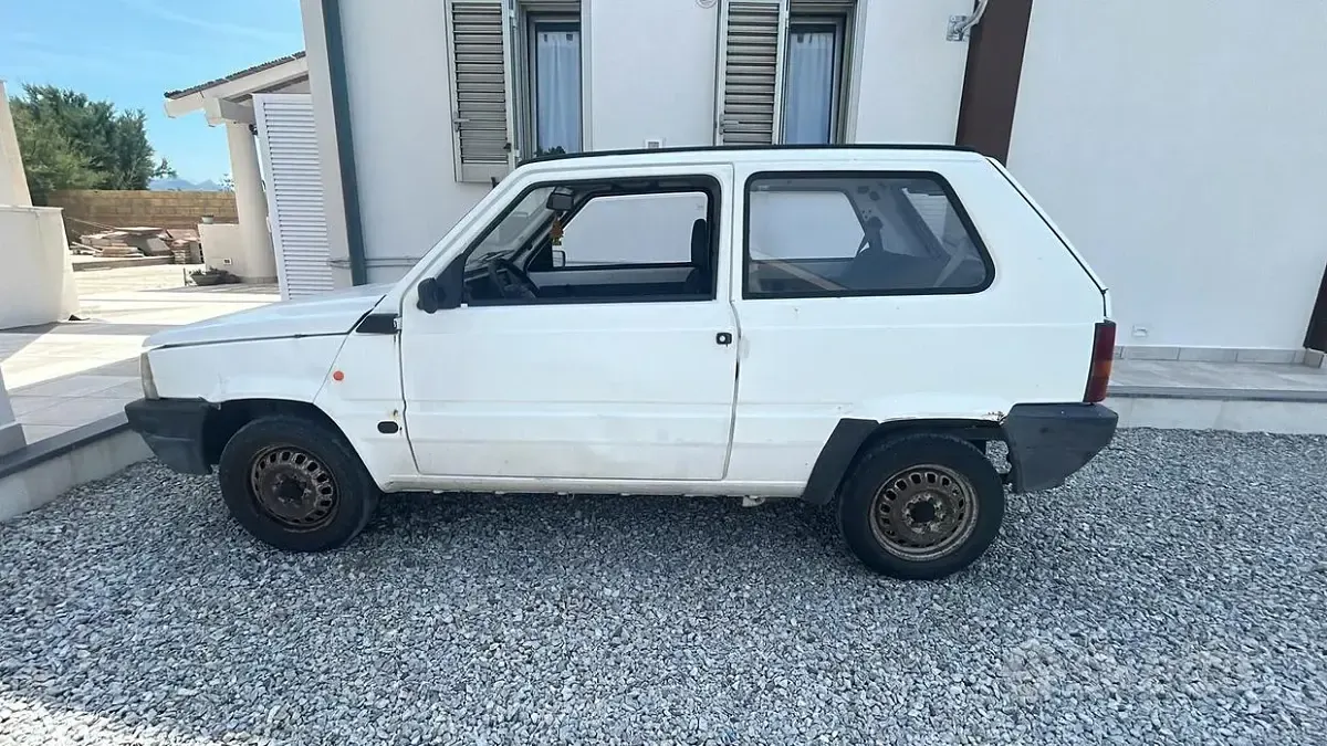 Usata Fiat Panda 54 CV (39 kW) 2001 Bianco Utilitaria