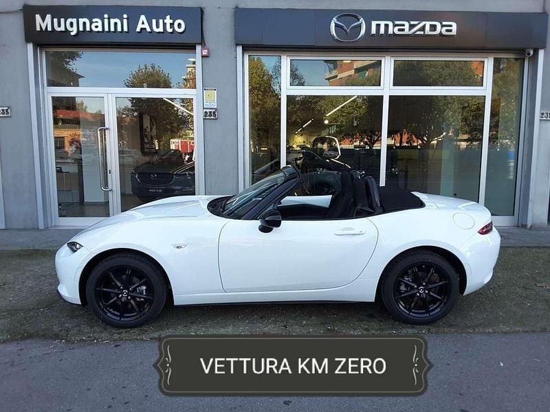 Usata Mazda MX5 Prime-Line 132 CV (97 kW) 2024 Artic white Cabrio
