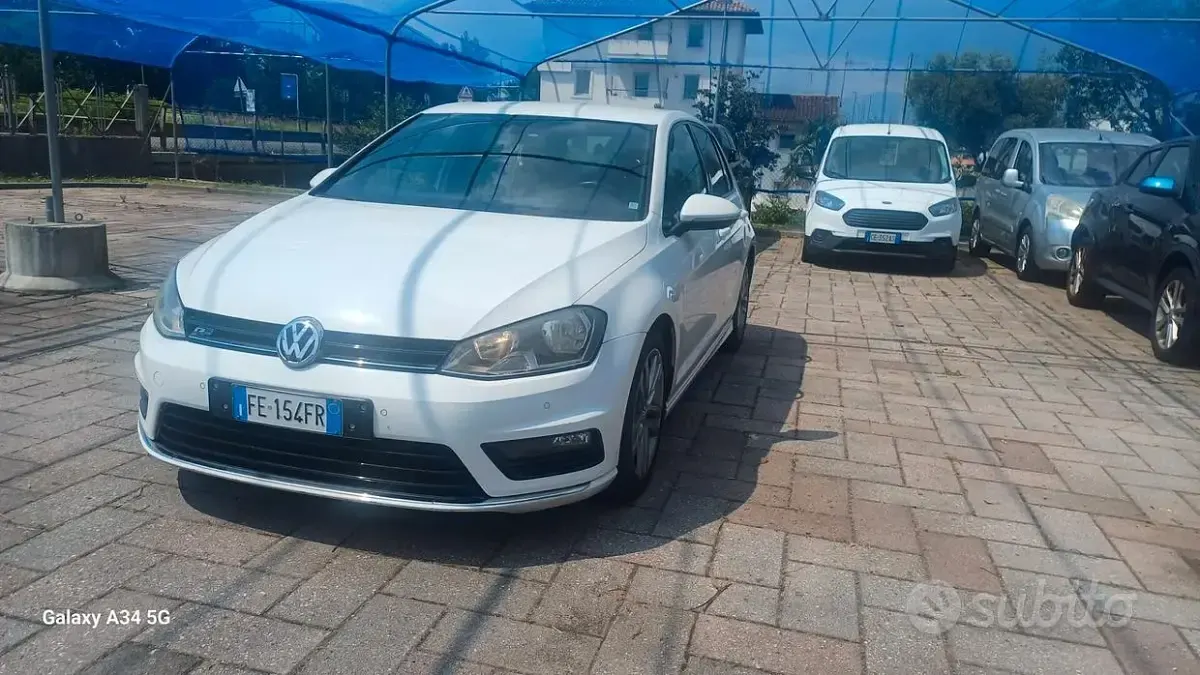 Usata VW Golf VII R 150 CV (110 kW) 2016 Bianco Berlina