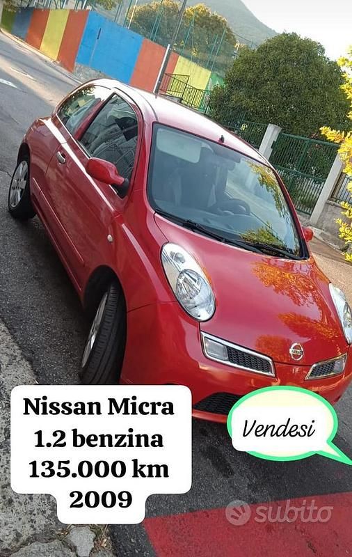 Usata Nissan Micra 2009 Rosso Berlina