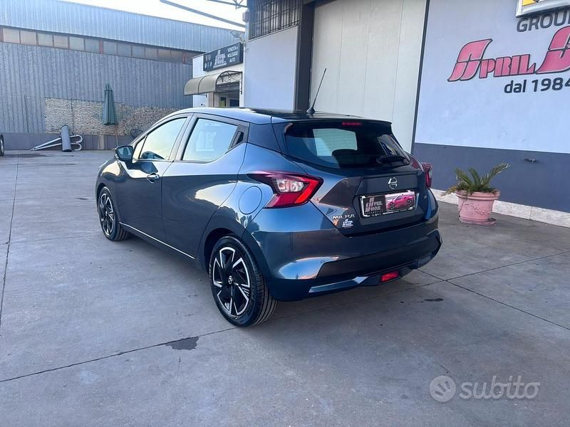Usata Nissan Micra Acenta 92 CV (67 kW) 2021 Grigio Utilitaria