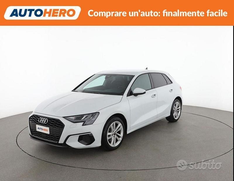 Usata Audi A3 Advanced 110 CV (80 kW) 2022 Bianco Berlina