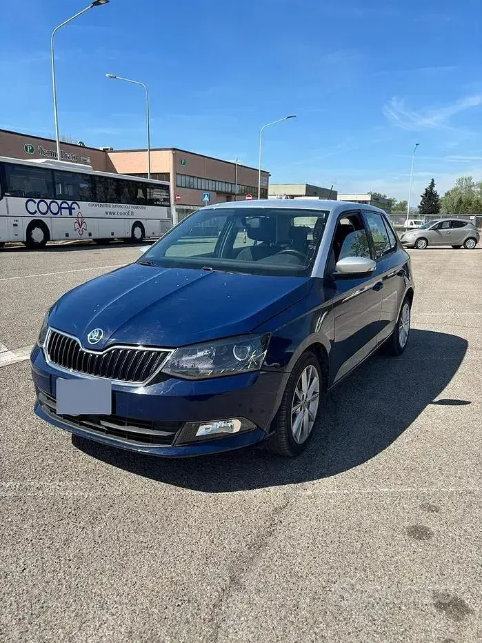 Usata Skoda Fabia 75 CV (55 kW) 2018 Blu Berlina