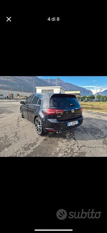 Usata VW Golf VII GTD 184 CV (135 kW) 2016 Nero Berlina