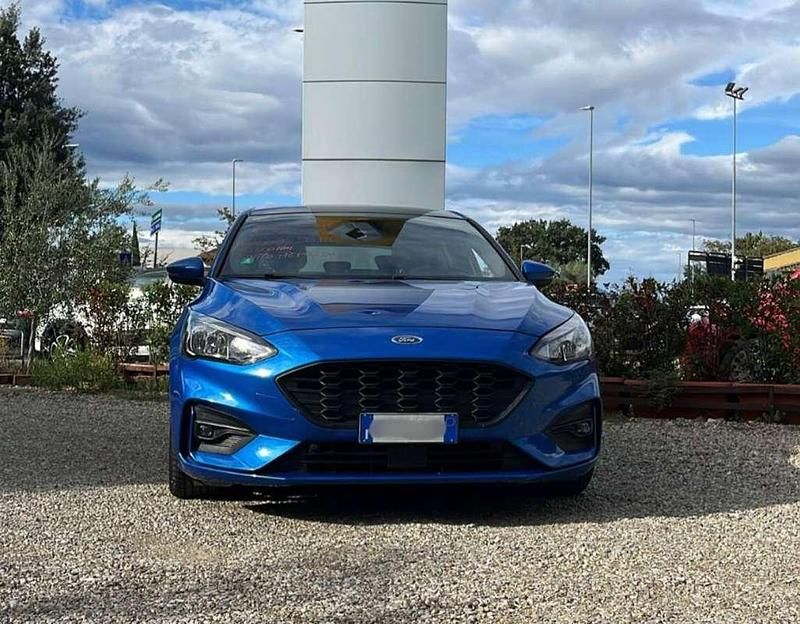 Usata Ford Focus ST-Line 120 CV (88 kW) 2018 Blu/azzurro Berlina