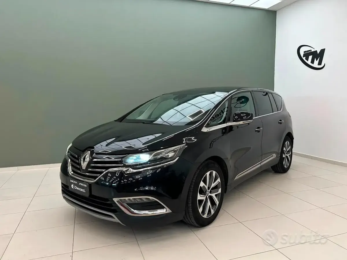 Usata Renault Espace Intens 160 CV (117 kW) 2016 Nero Monovolume