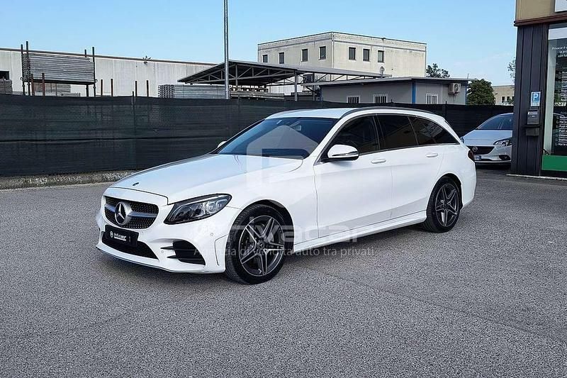 Usata Mercedes C220 Premium 194 CV (142 kW) 2020 Bianco Station wagon