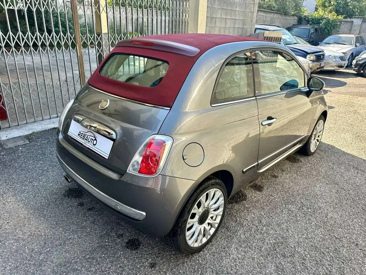 Usata Fiat 500C Rock 86 CV (63 kW) 2011 Grigio Cabrio