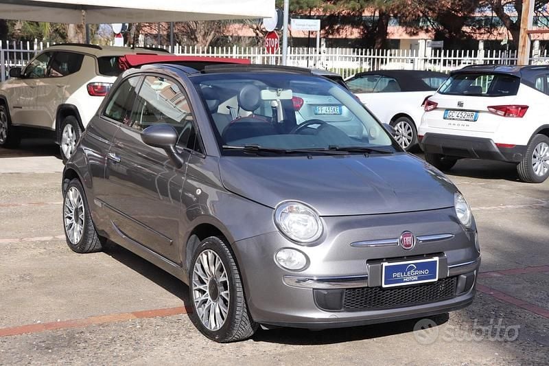 Usata Fiat 500C Lounge 69 CV (50 kW) 2015 Grigio Cabrio