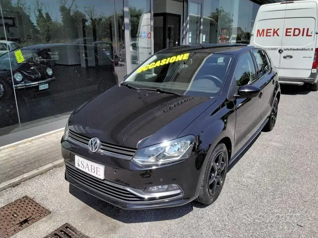Usata VW Polo Comfortline 75 CV (55 kW) 2017 Nero Berlina