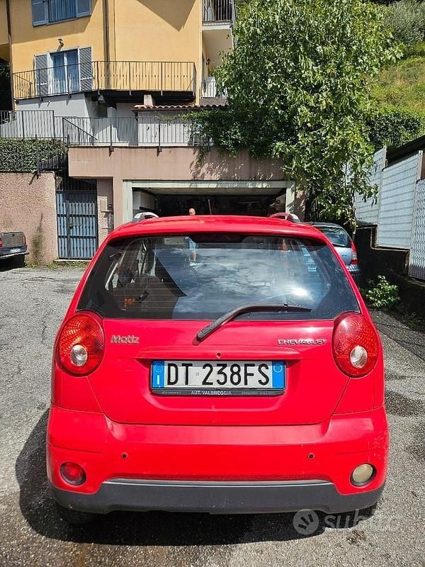 Usata Chevrolet Matiz SX 67 CV (49 kW) 2010 Rosso Utilitaria
