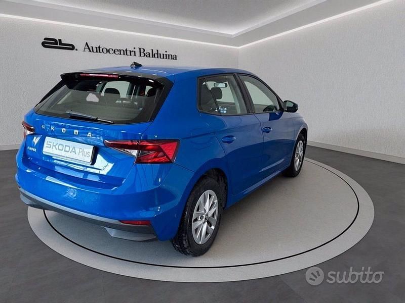 Usata Skoda Fabia Ambition 65 CV (47 kW) 2023 Blu mediterraneo met Utilitaria