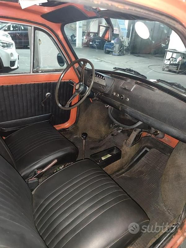 Usata Fiat 500 1970 Rosso Utilitaria