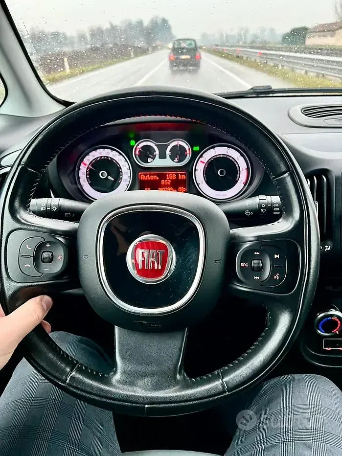 Usata Fiat 500L Easy 95 CV (69 kW) 2015 Nero Monovolume