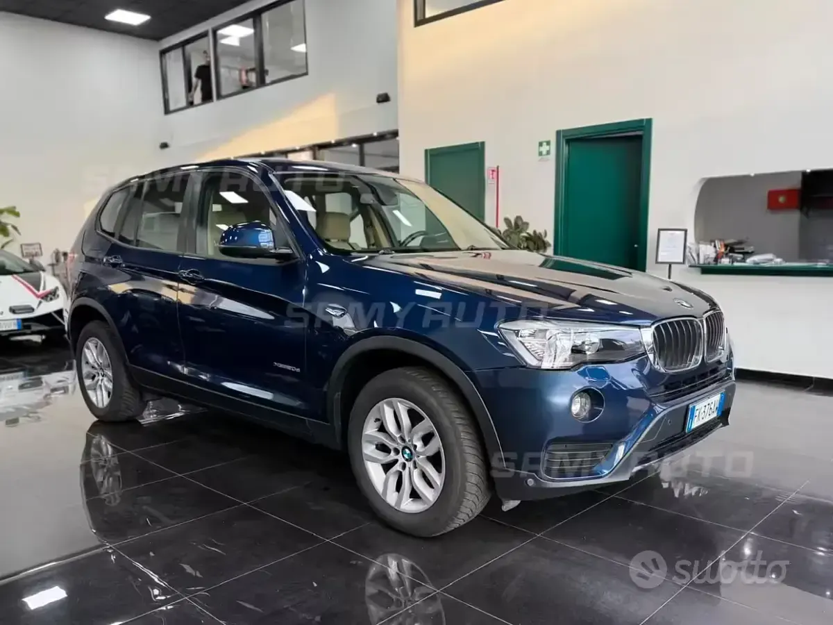 Usata BMW X3 190 CV (139 kW) 2017 Blu SUV