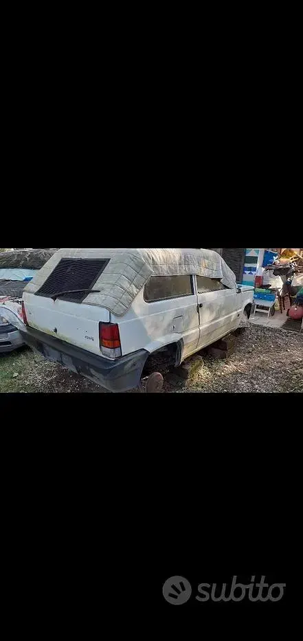 Usata Fiat Panda 54 CV (39 kW) 2002 Bianco Utilitaria