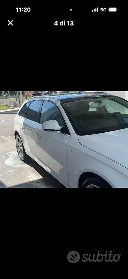 Usata Audi A4 140 CV (102 kW) 2008 Bianco Station wagon