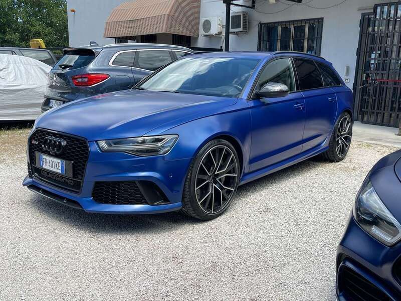 Usata Audi RS6 Performance 605 CV (444 kW) 2016 Blu/azzurro Station wagon
