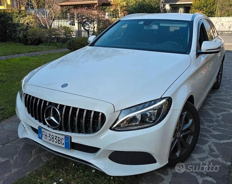 Usata Mercedes C220 Exclusive 170 CV (125 kW) 2017 Bianco Station wagon
