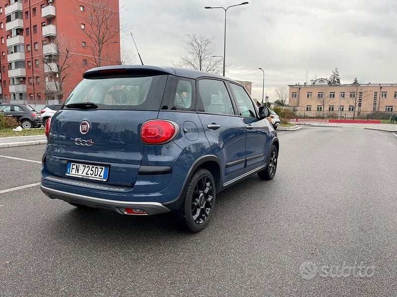 Usata Fiat 500L Cross 95 CV (69 kW) 2018 Blu Monovolume